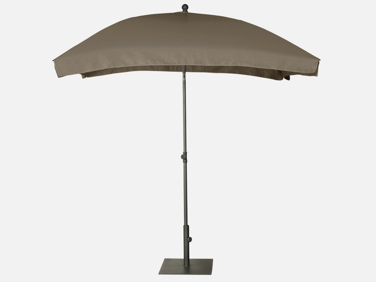 Haveparasol TAUPE med vip - 200x130 cm