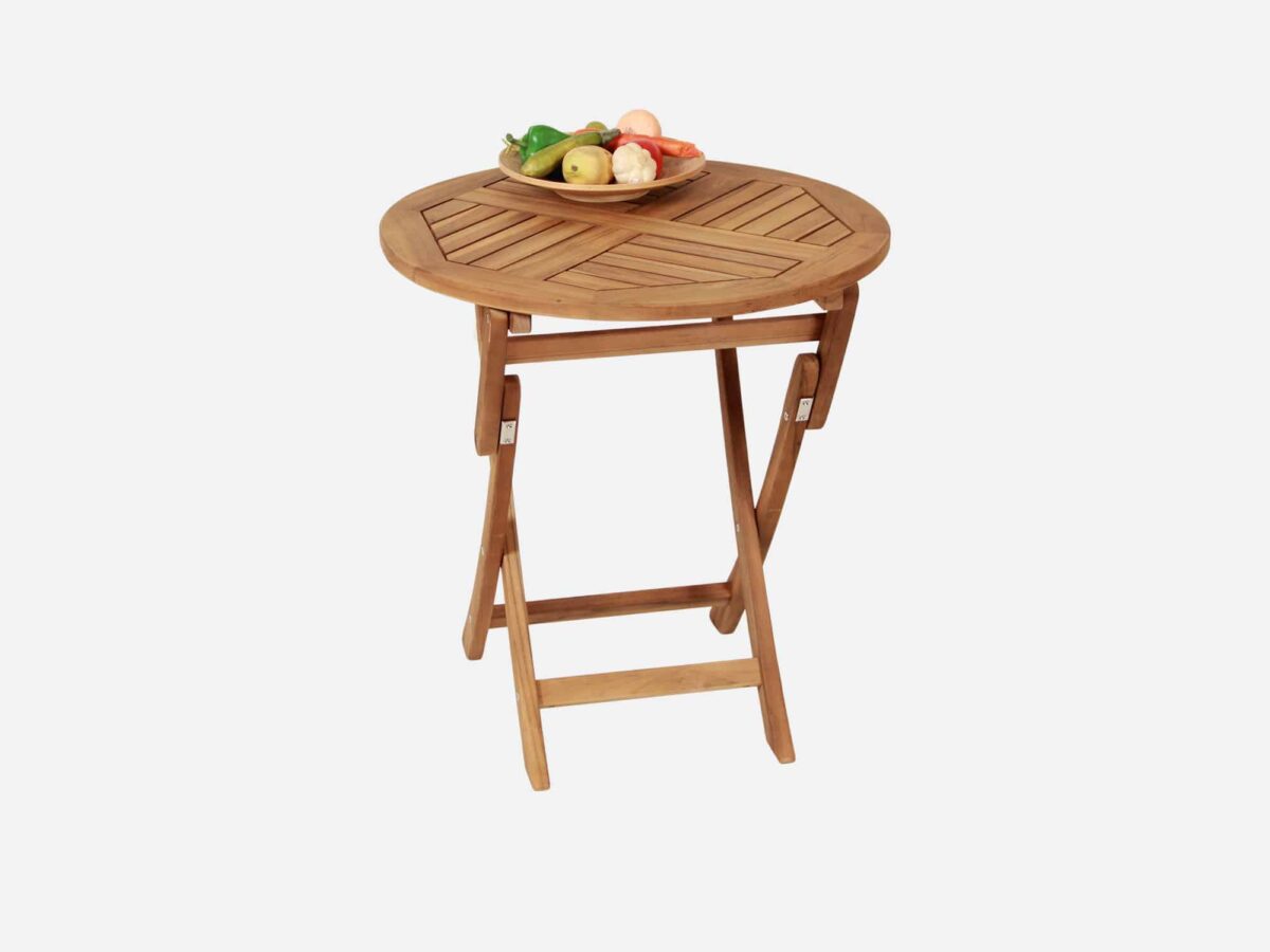 Cafebord Teak 70 cm Ø Dublino