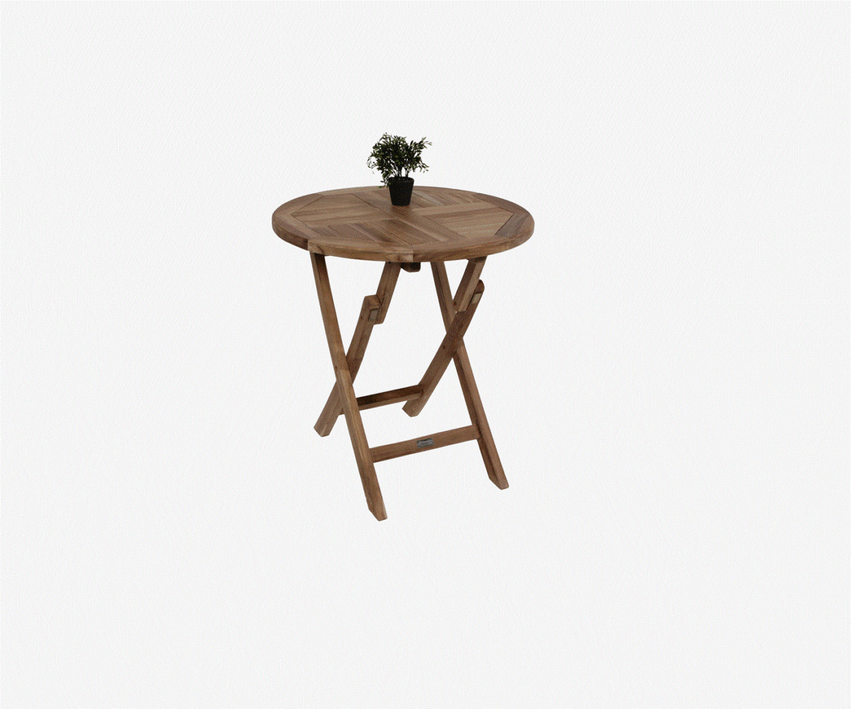 Cafebord Teak 70 cm Ø Dublino - Image 5