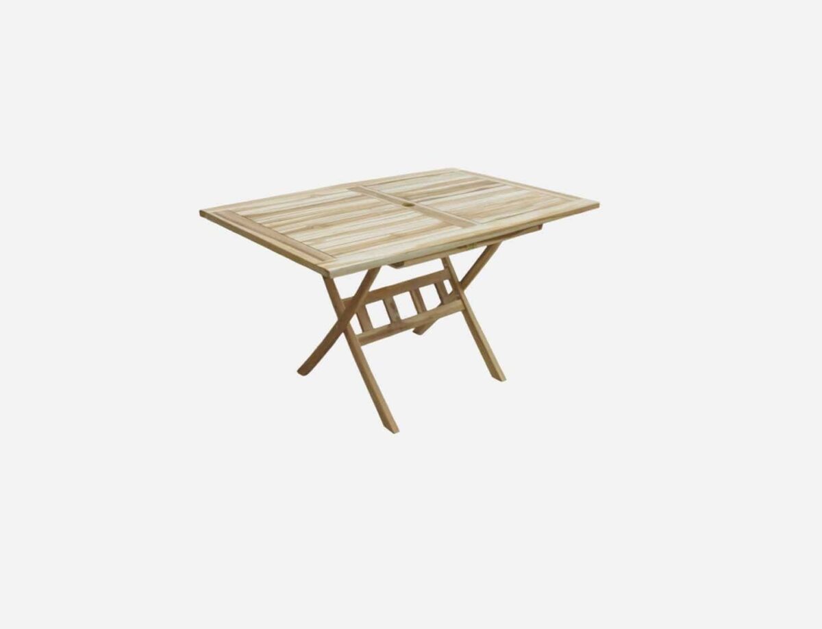 Teak foldebord 85x135 cm - Image 6