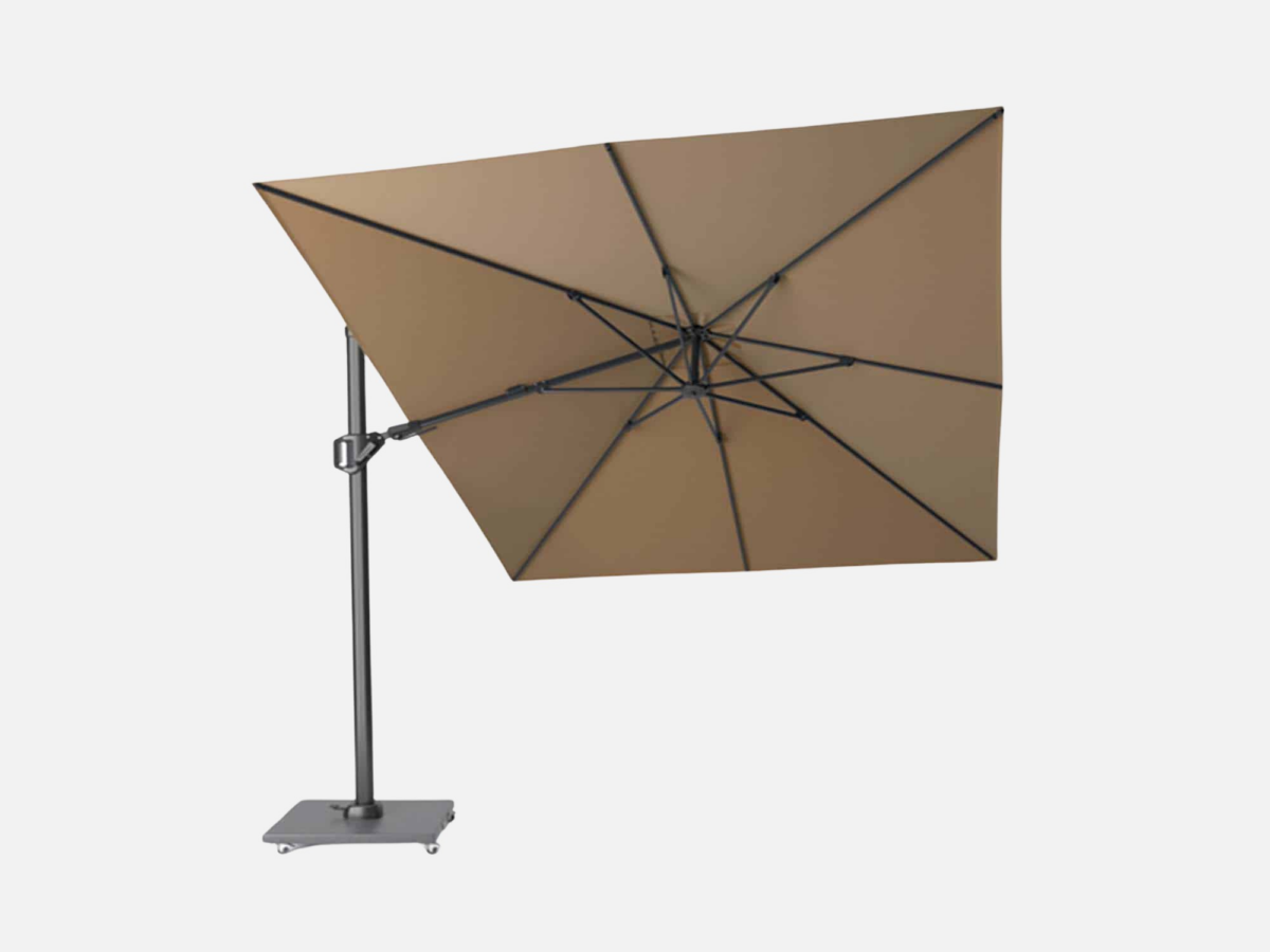 Hængeparasol Challenger  Taupe  - 350x260 cm