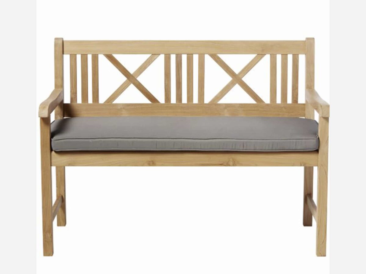 Teak bænk 120 cm Rosenborg