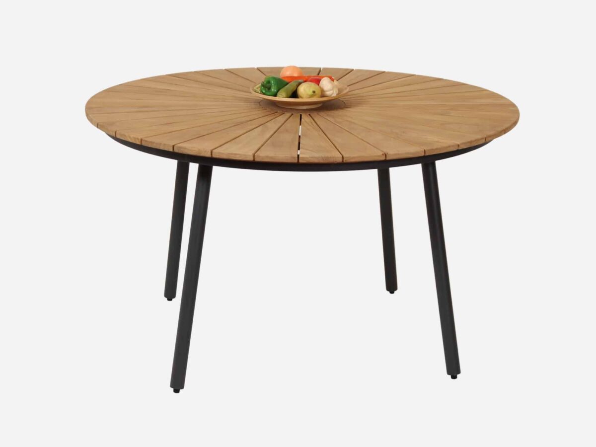 Eva Teak Havebord 150 cm Antracit