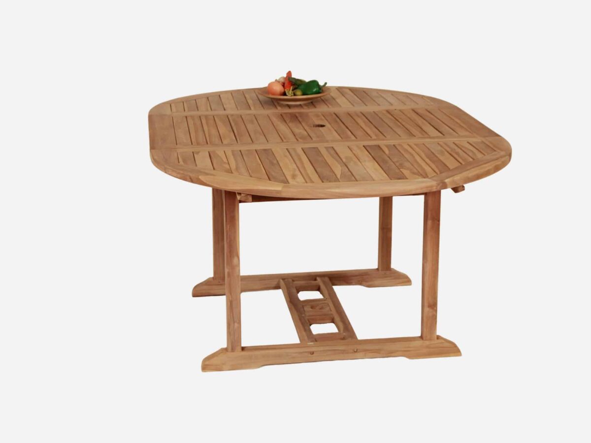 Udtræksbord Teak 120-180 Cm Ambon