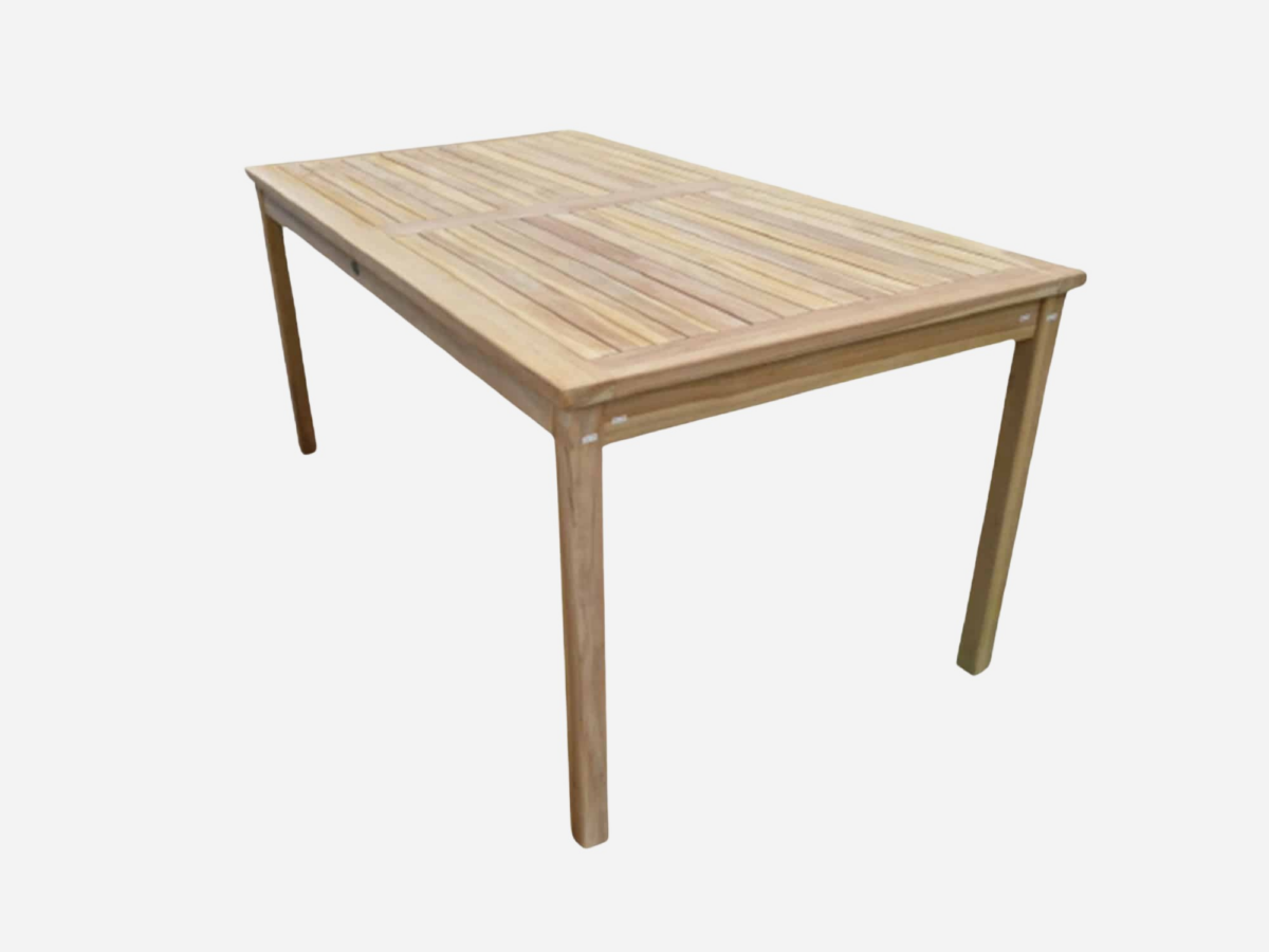 Havebord Teak 90x150 cm - Image 4