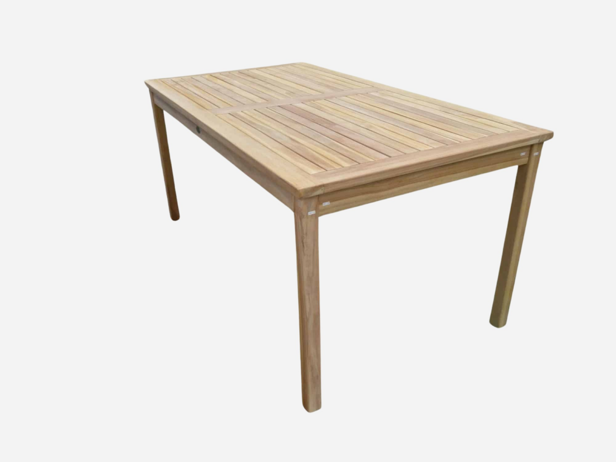 Havebord Teak 90x150 cm - Image 3