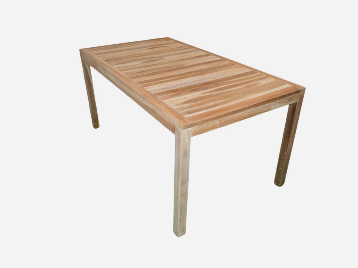 Havebord Teak 90x150 cm - Image 2