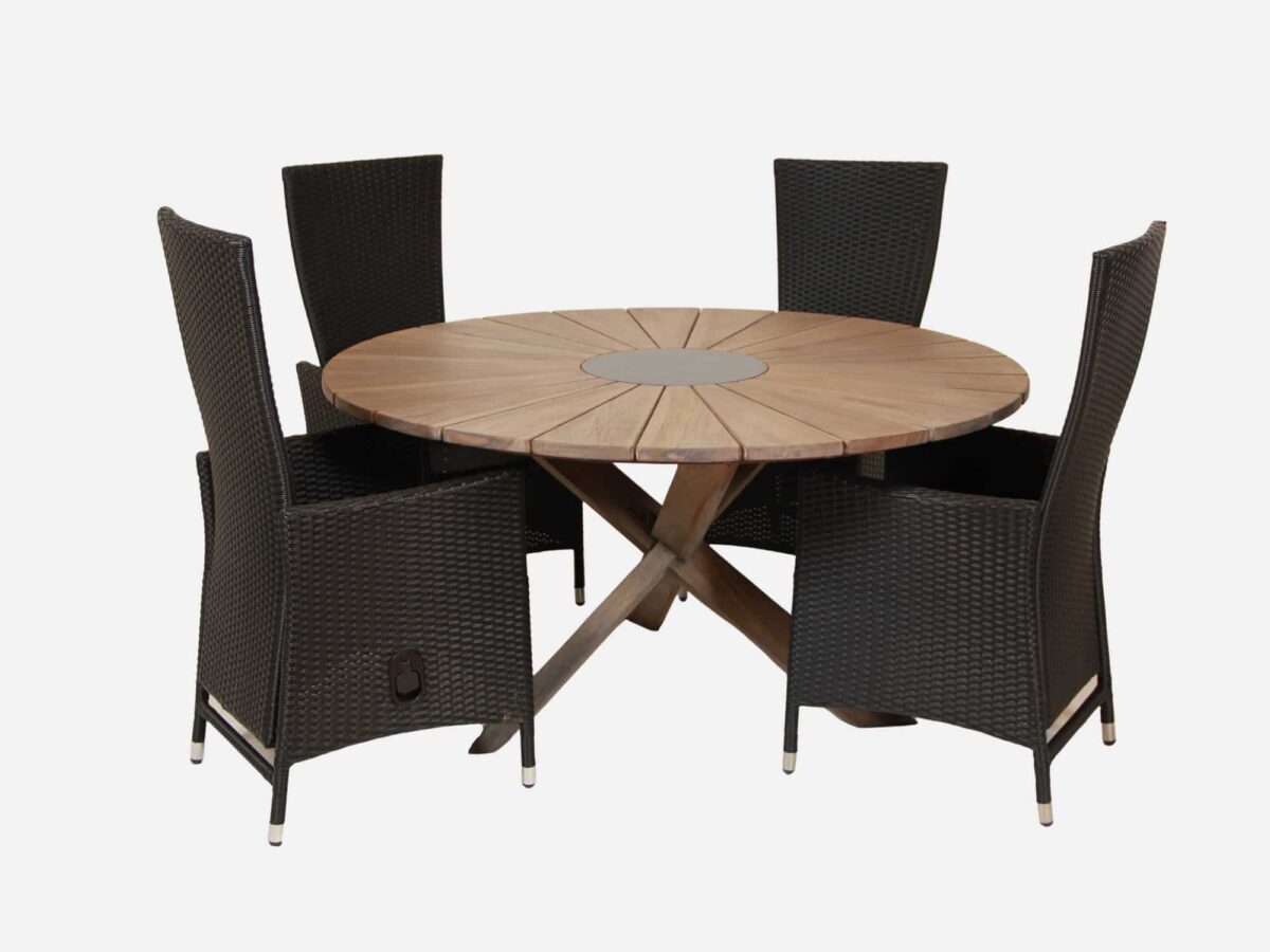 Havemøbelsæt Teak 150 cm Cornelia/Ambon - Image 6