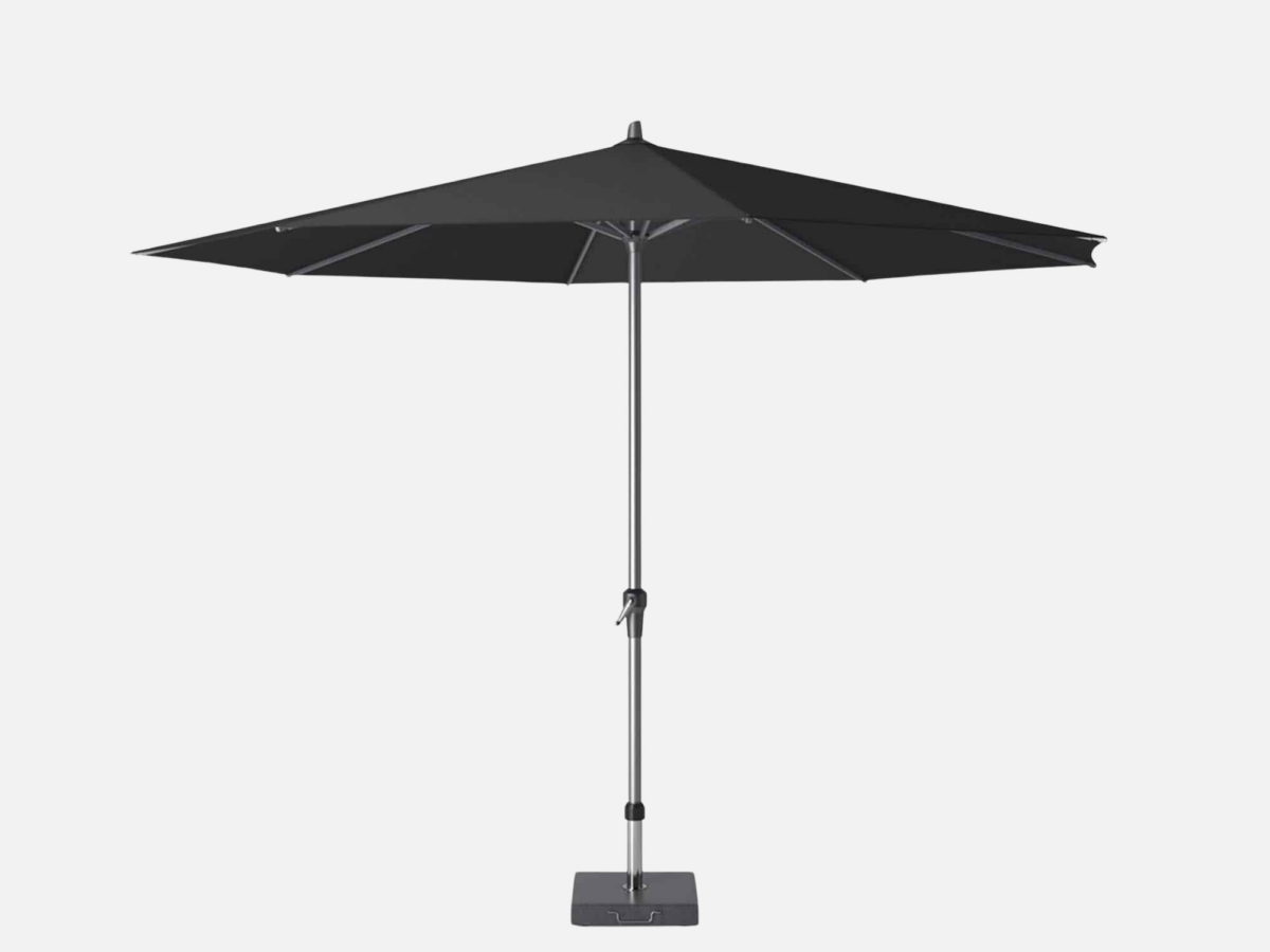 Haveparasol Aluminium 400 Cm. Brivas Sort.