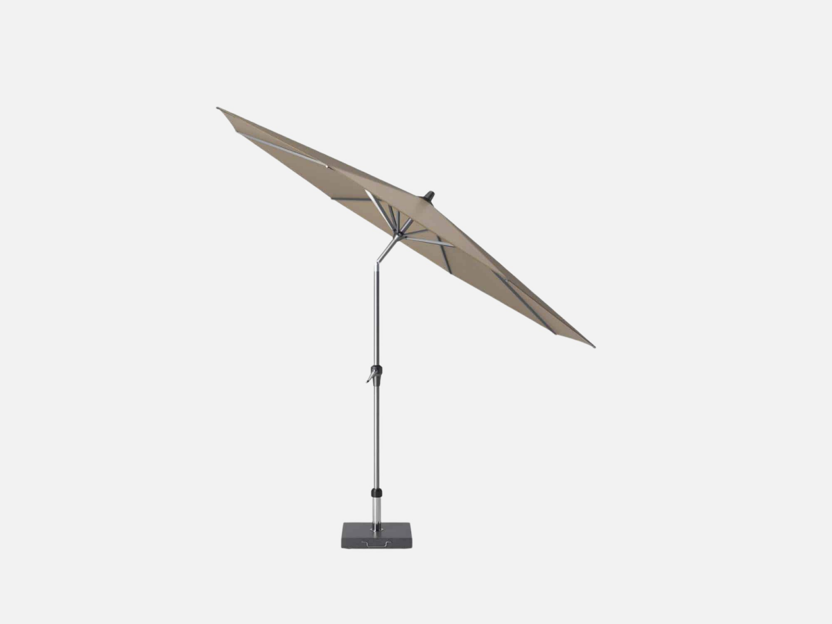 Haveparasol med vip. Briva Beige - 300 cm Ø.