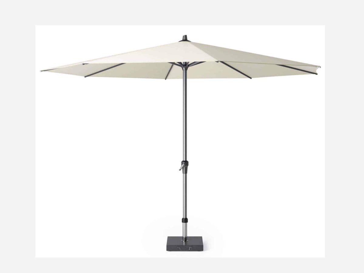 Haveparasol Aluminium 350 Cm Ø Brivas Hvid