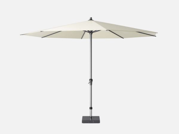 Haveparasol Aluminium 350 Cm Ø Brivas Hvid