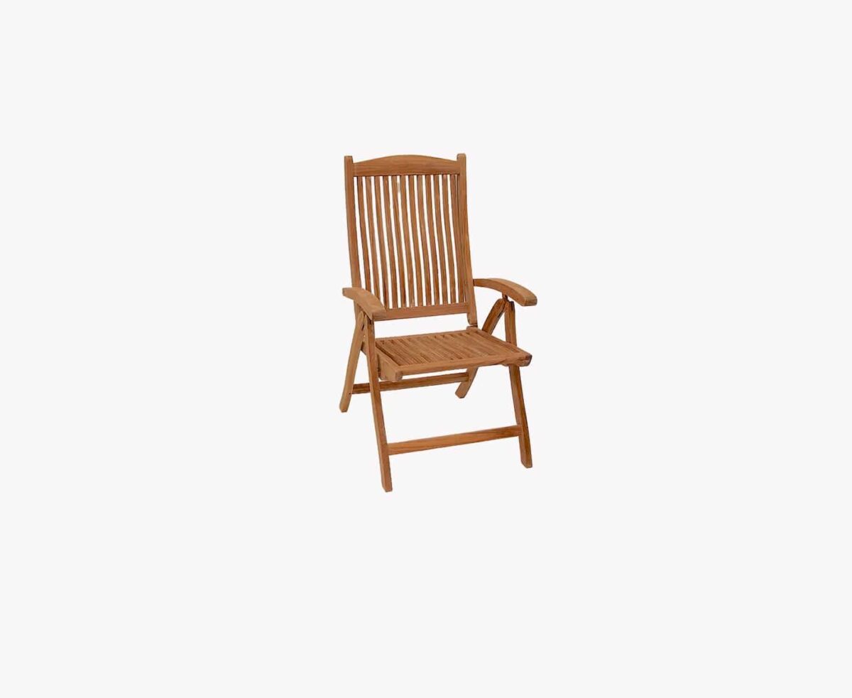 Havemøbelsæt Luksus Teak 100×100 cm Hereford Pos