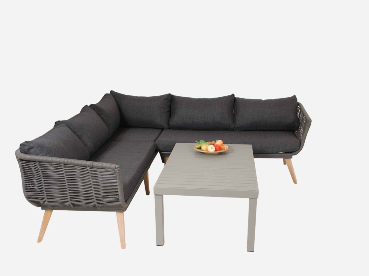 Loungehjørnesofa sæt Norwick med Khaki 70x120