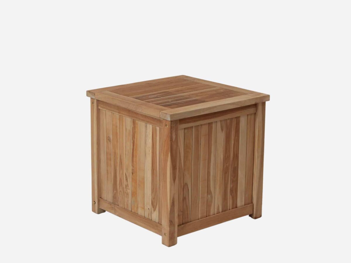 Hyndebox teak til sædehynder 60x60 cm