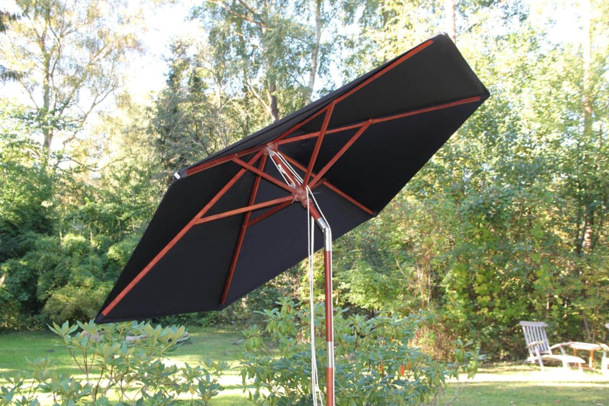 Haveparasol Geneve Lux Sort - 250 cm Ø - Image 2