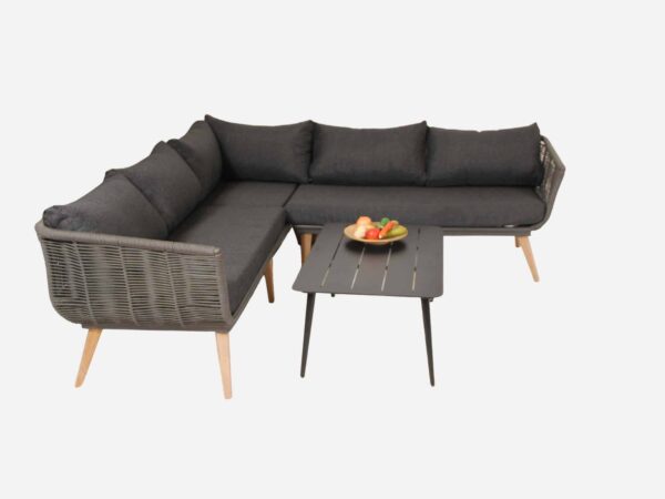 Loungehjørnesofa sæt Norwick med bord 60x100 cm