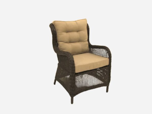 Havestol polyrattan Grey med hynde Elisabeth