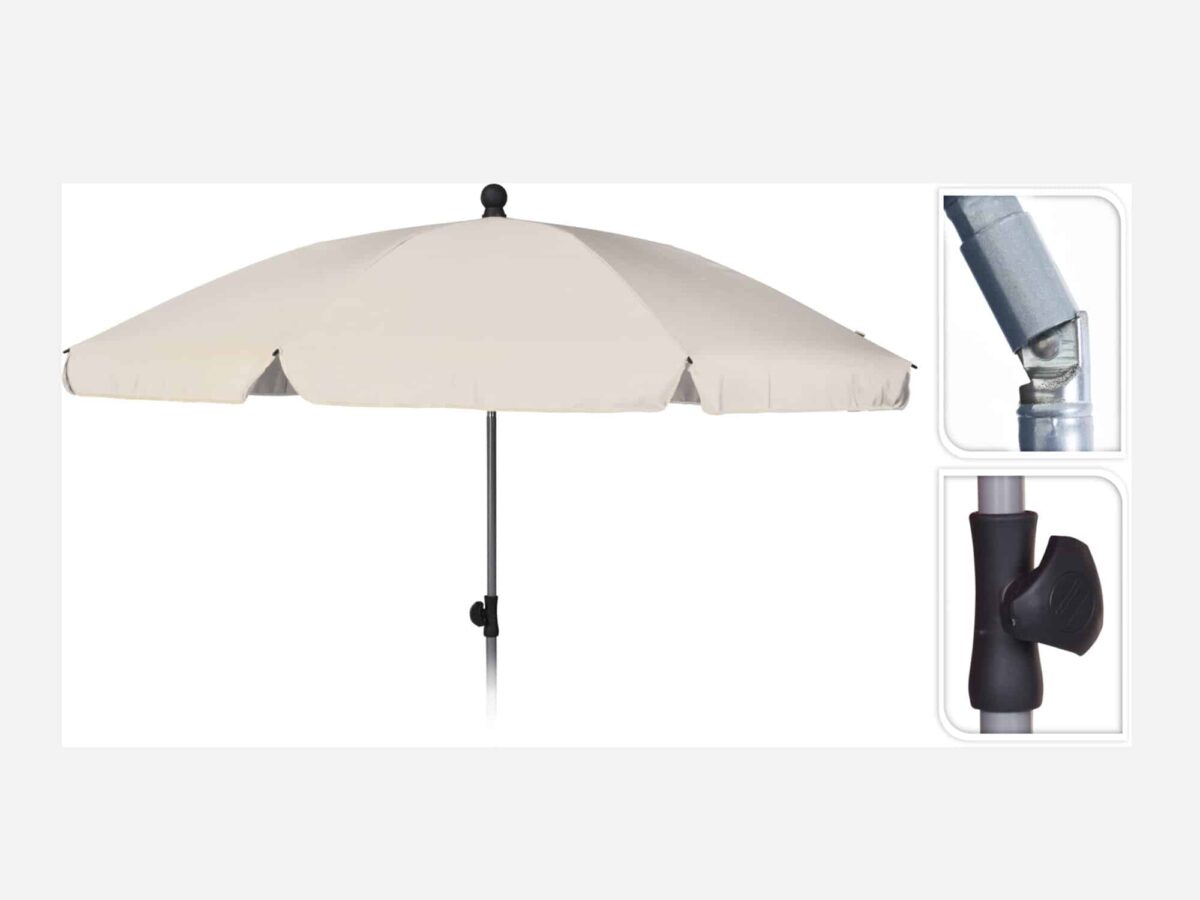 Parasol 250 cm Natur Esrum.