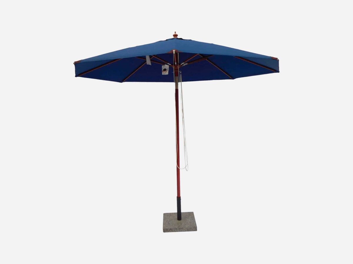 Haveparasol med Vip Blå Cebu - 300 cm Ø.