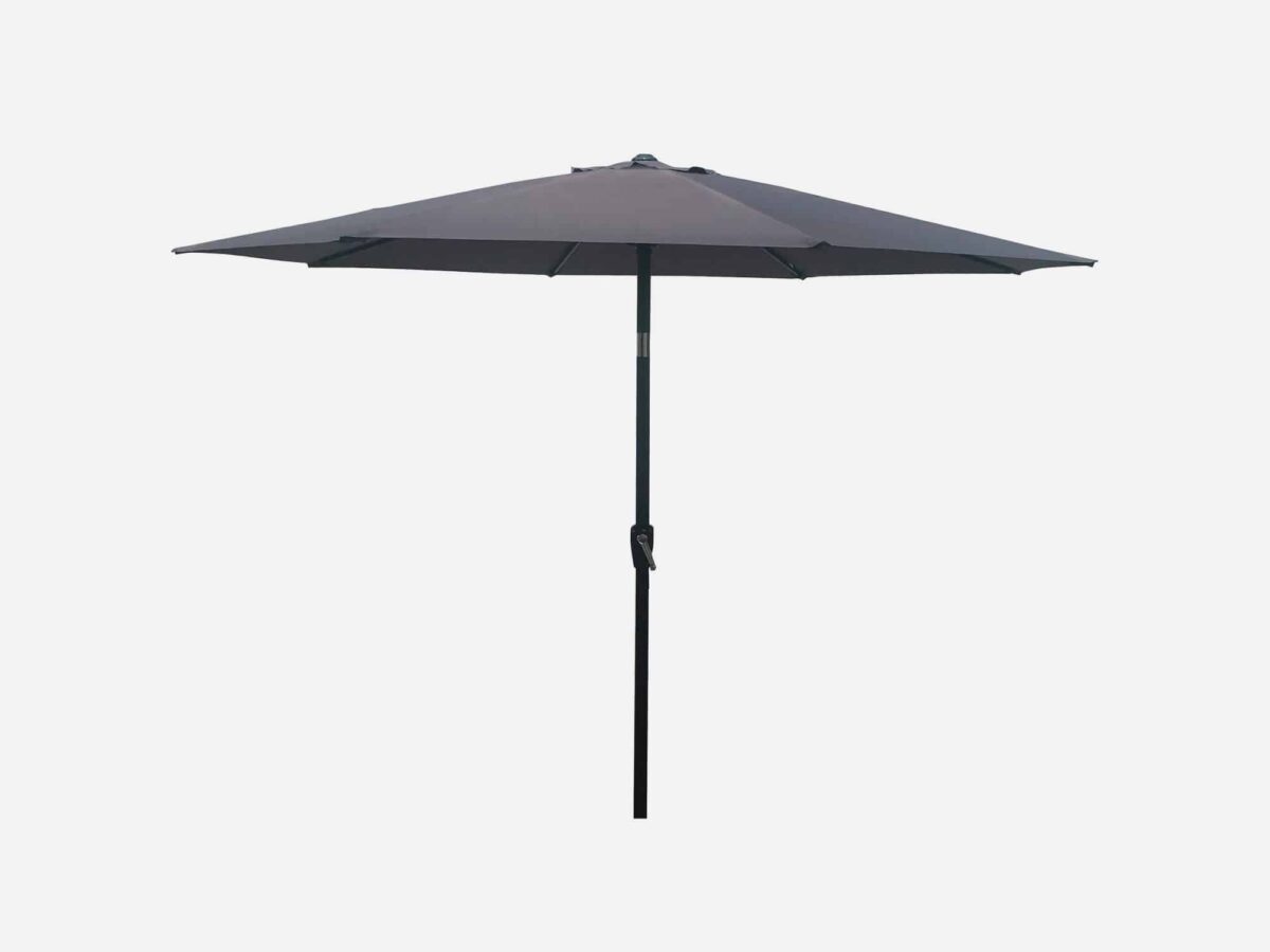 Haveparasol Grå - 300 cm Ø.