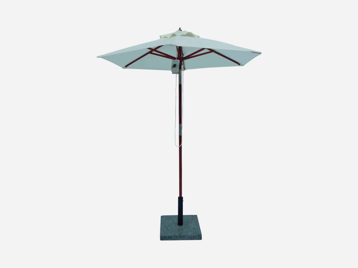 Haveparasol Natur VENEDIG - 180 cm Ø - Image 8