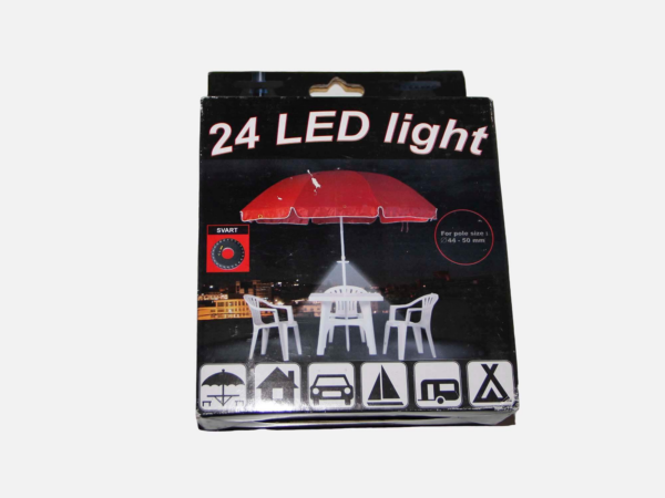 Parasol lampe 24 LED.