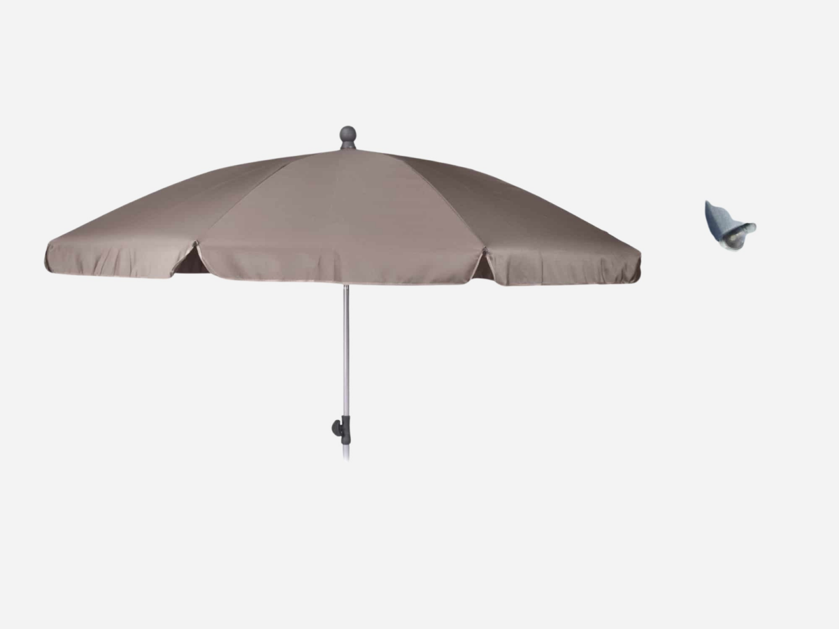 Parasol 176 cm Taupe Arresø