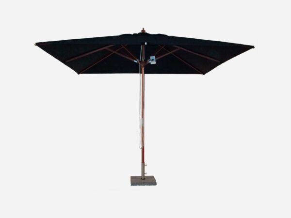 Haveparasol Cebu Sort - 300x300 cm.