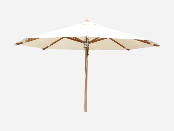 Haveparasol Teak Hollywood Natur - 300 cm Ø