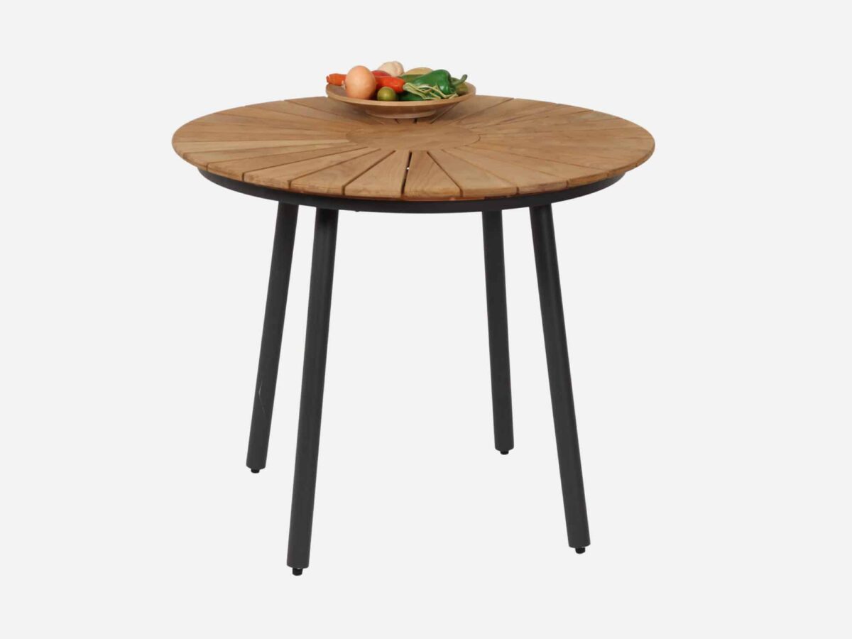 Havemøbelsæt 110 cm Eva/Lindos Sort - Image 2