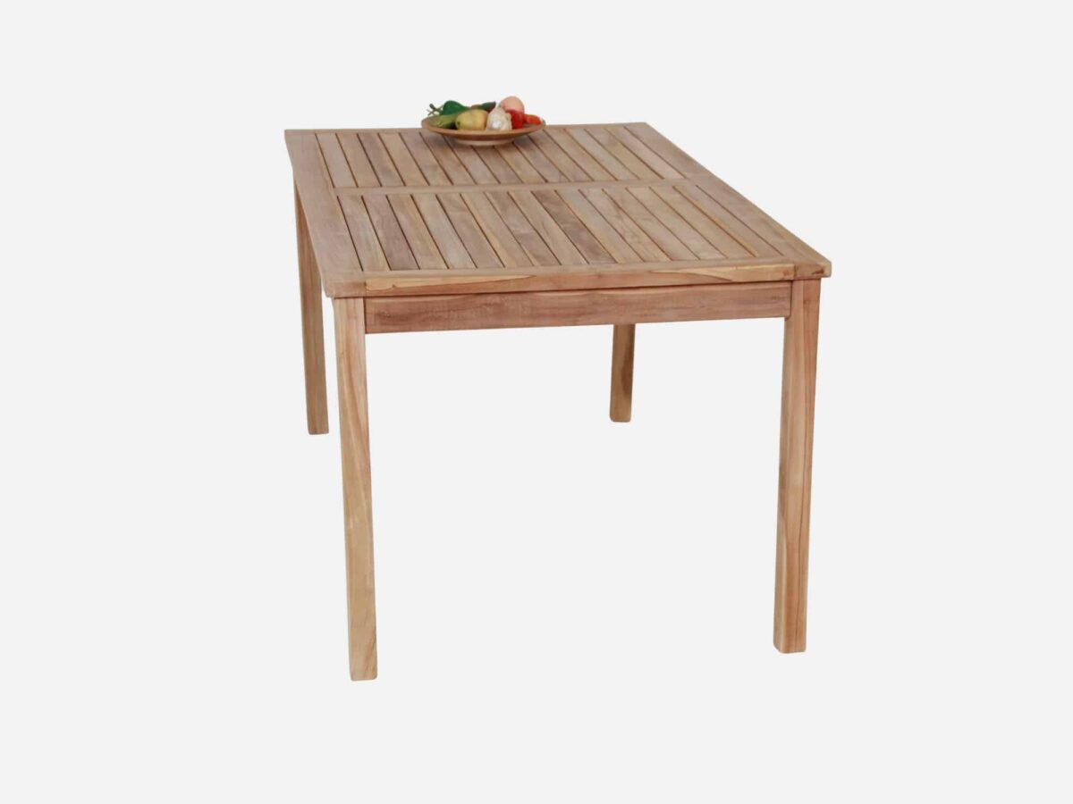 Havebord Teak 90x150 cm