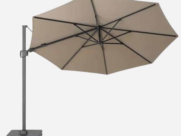 Hængeparasol Taupe 350 cm Bermuda UL