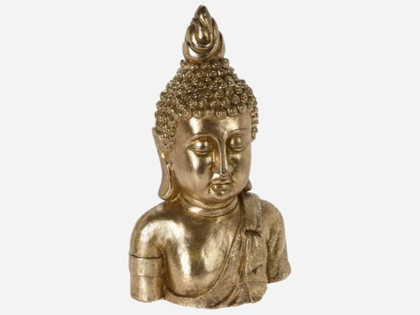 Buddha Hoved Gold 53 cm