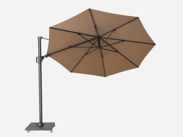 Hængeparasol Challenger Taupe - 350 cm Ø