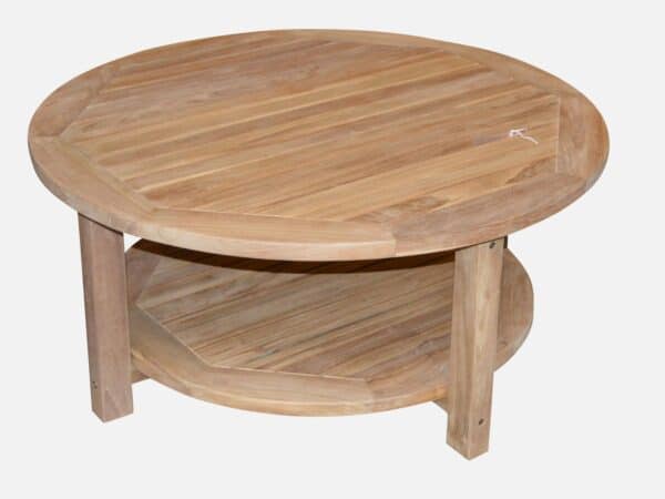 Sofabord Teak 100 cm Ø Marapi