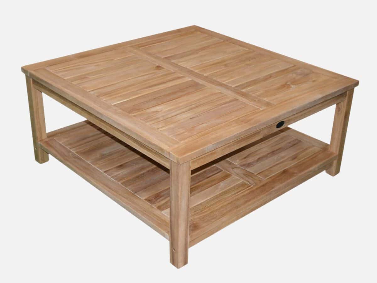 Sofabord Teak 100x100 cm Fijis