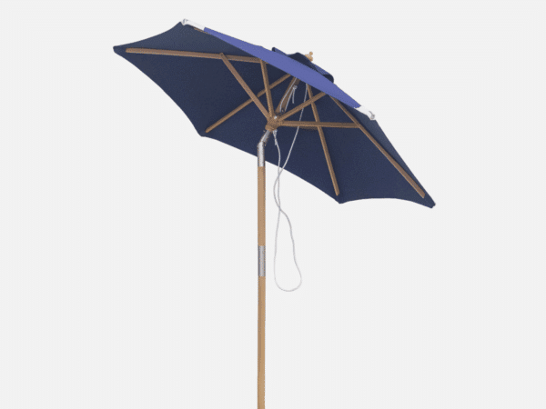 Haveparasol Blå Venedig - 180 cm Ø