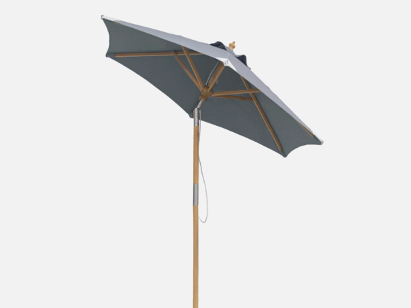 Haveparasol Grå Venedig - 180 cm Ø
