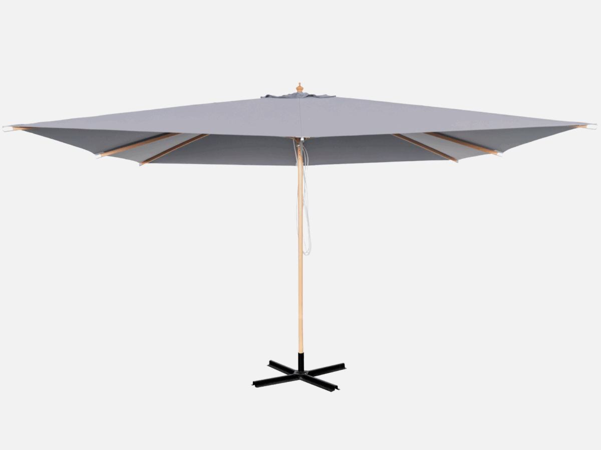 Haveparasol Grå Texas - 300x400 cm.