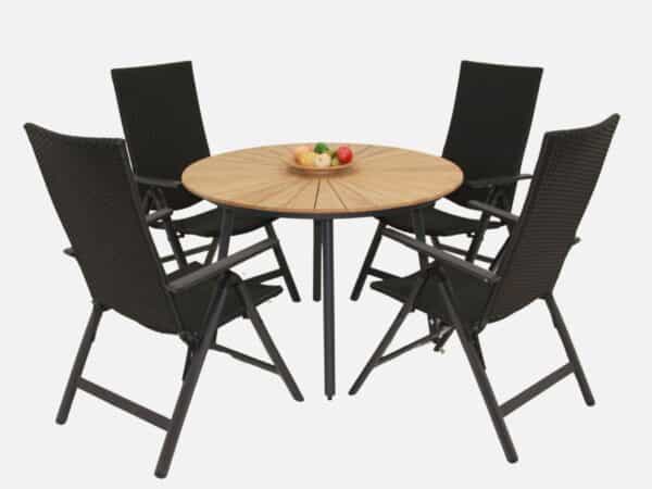 Havemøbelsæt 110 cm Eva/Georgia